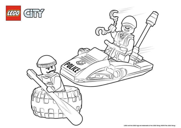 33 Free Printable Lego Coloring Pages
