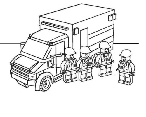 Lego Colouring Pages