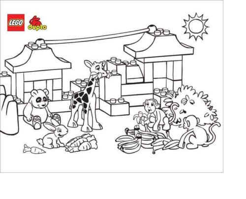 Lego Duplo Coloring Pages