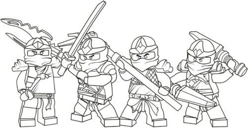Lego Ninjago Coloring Pages Lego Ninjago Coloring Pages