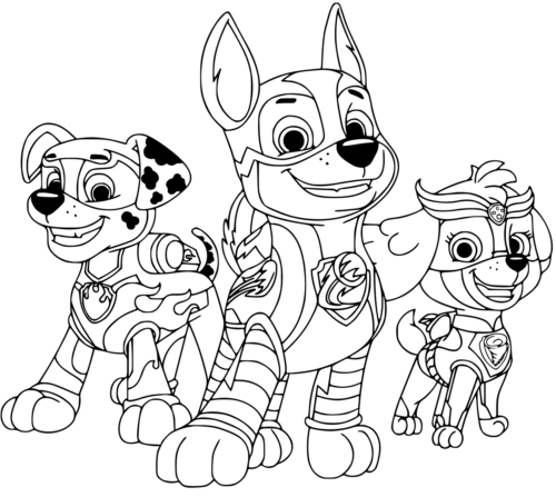Paw Patrol Mighty Pups In Action