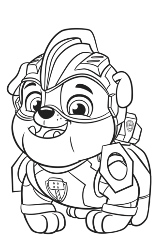 Rubble Paw Patrol Mighty Pups