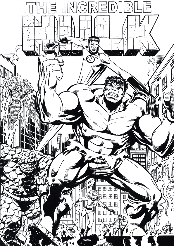 32 Free Hulk Coloring Pages Printable