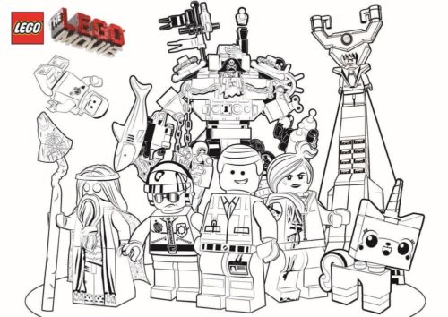 The Lego Movie Coloring Pages