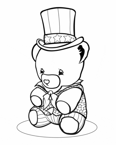 35 Free Teddy Bear Coloring Pages Printable