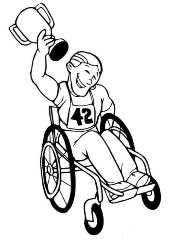 Paralympic Coloring Pages