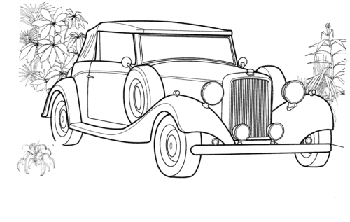 Rolls Royce coloring pages
