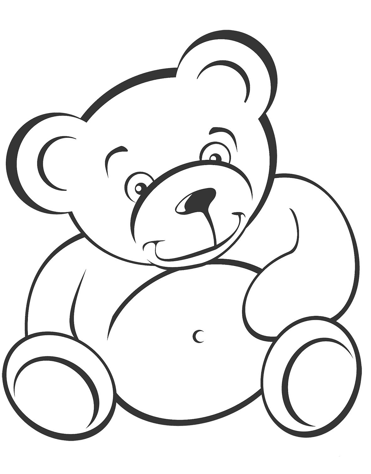 35 Free Teddy Bear Coloring Pages Printable