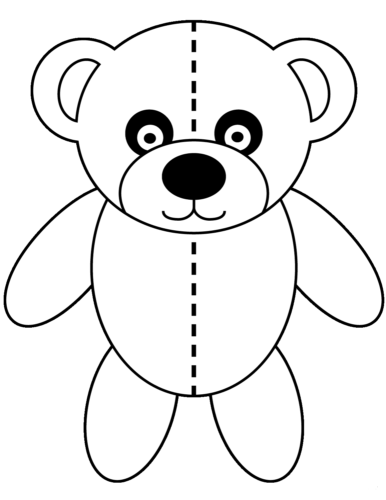 Teddy Bear Colouring Pages