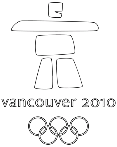 Vancouver Olympics 2010 Coloring Page