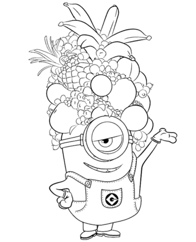 Coloring Pages Of Minions
