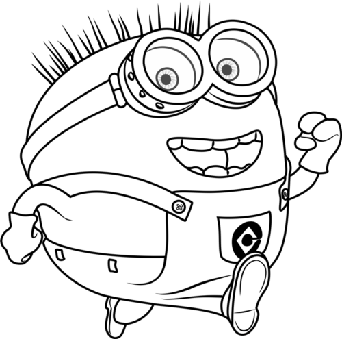 Minion Jerry Coloring Page