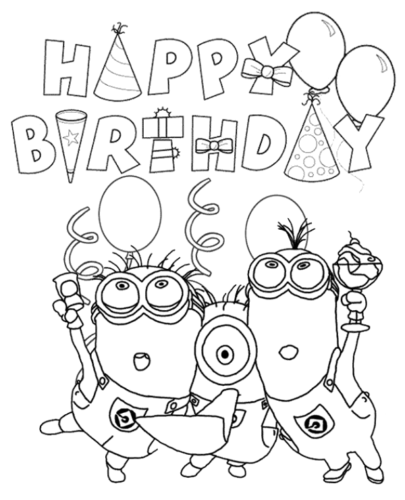 Minions Wishing You Happy Birthday