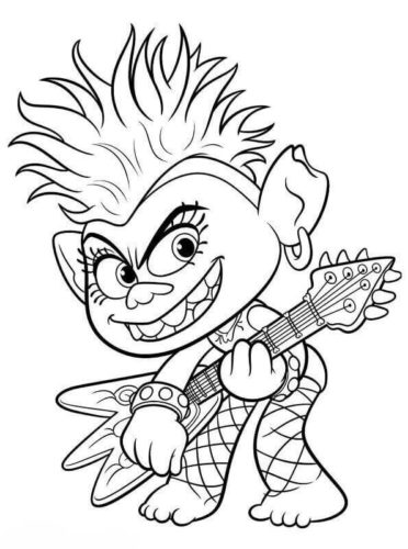 Queen Barb Coloring Page