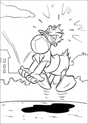 Coloring Pages Of Donald Duck