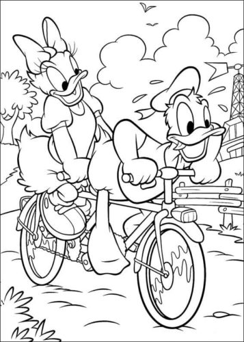 Donald Takes Daisy Out On A Ride
