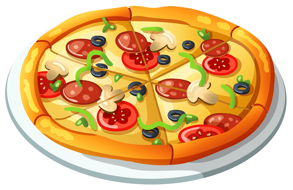 34 Free Pizza Coloring Pages Printable