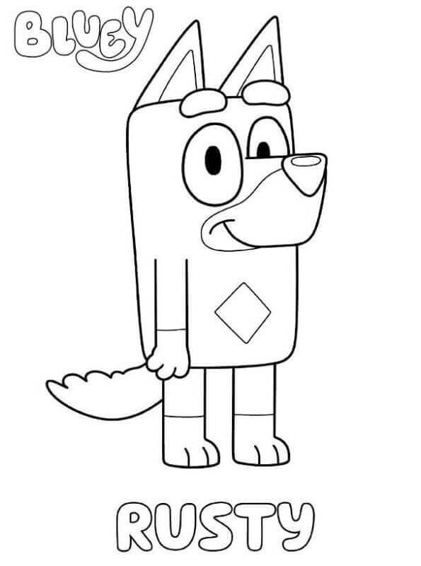 Rusty Coloring Page