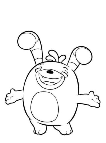 Bozzly from Abby Hatcher coloring page