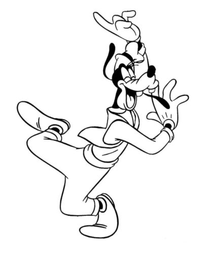 Disney Goofy Coloring Pages