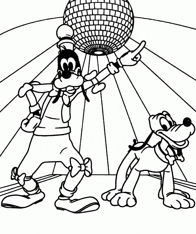 Goofy At The Discotheque