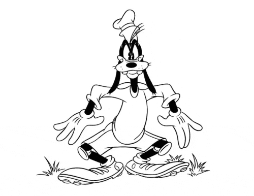 Goofy Coloring Sheets