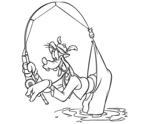 Goofy Colouring Pages To Print