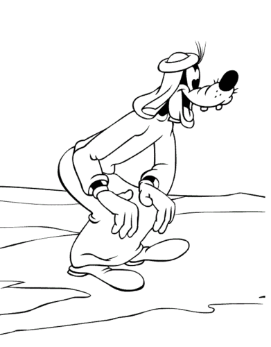 Goofy Dressed As An Arab