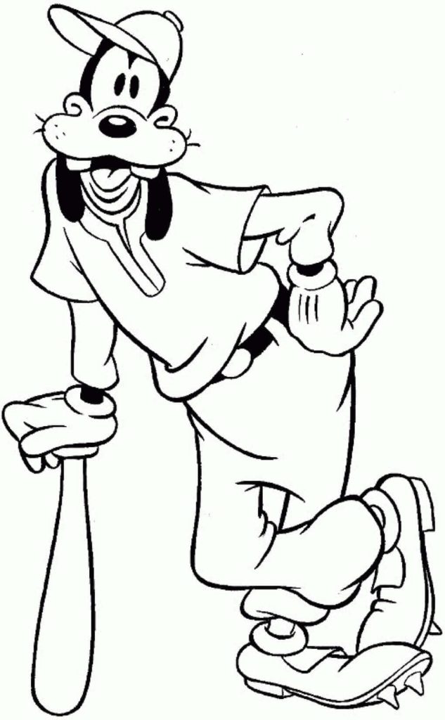 40 Free Goofy Coloring Pages Printable