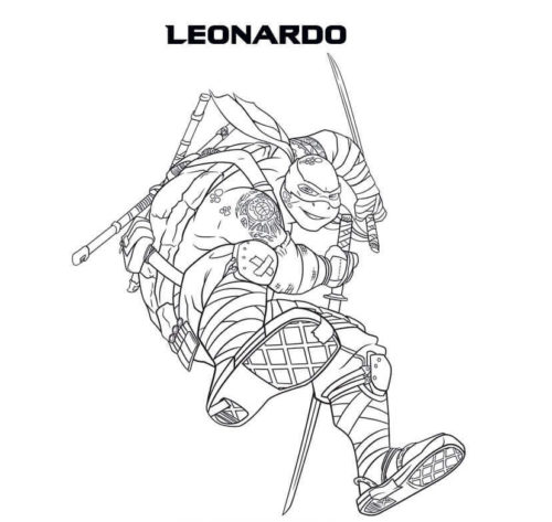 teenage mutant ninja turtles heads coloring pages