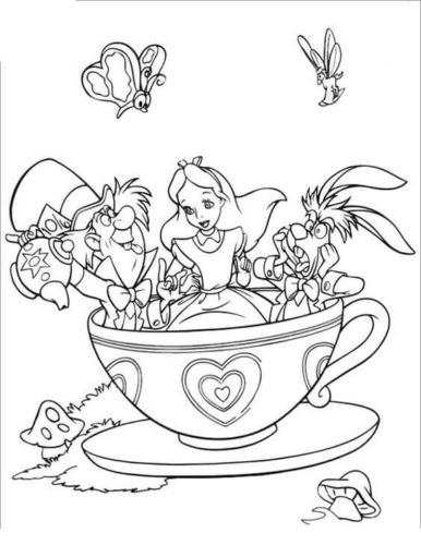 sleeping beauty fairy godmothers coloring pages