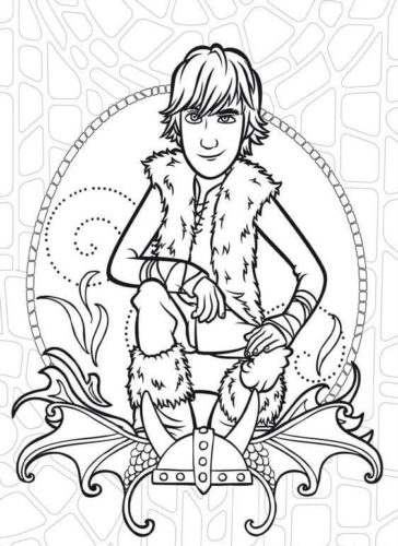 Hiccup coloring pages
