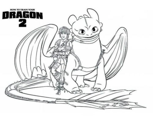 How To Train Your Dragon 2 coloring pages