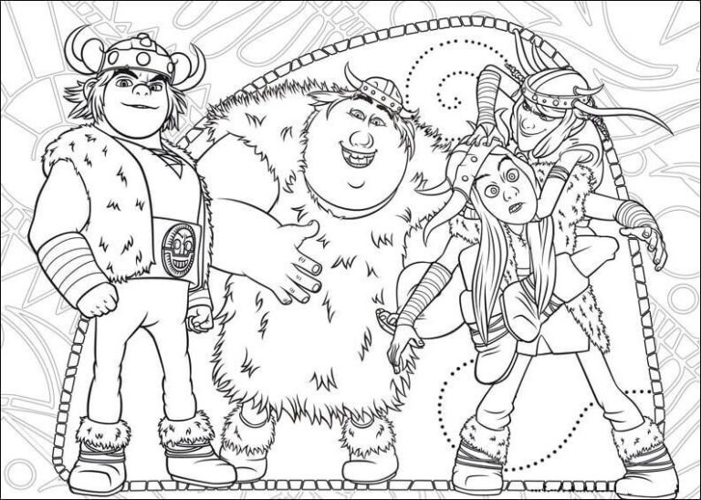 32 Free How To Train Your Dragon Coloring Pages Printable