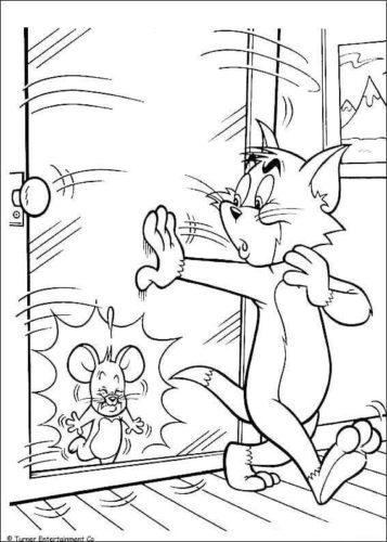 Tom And Jerry coloring pictures to print