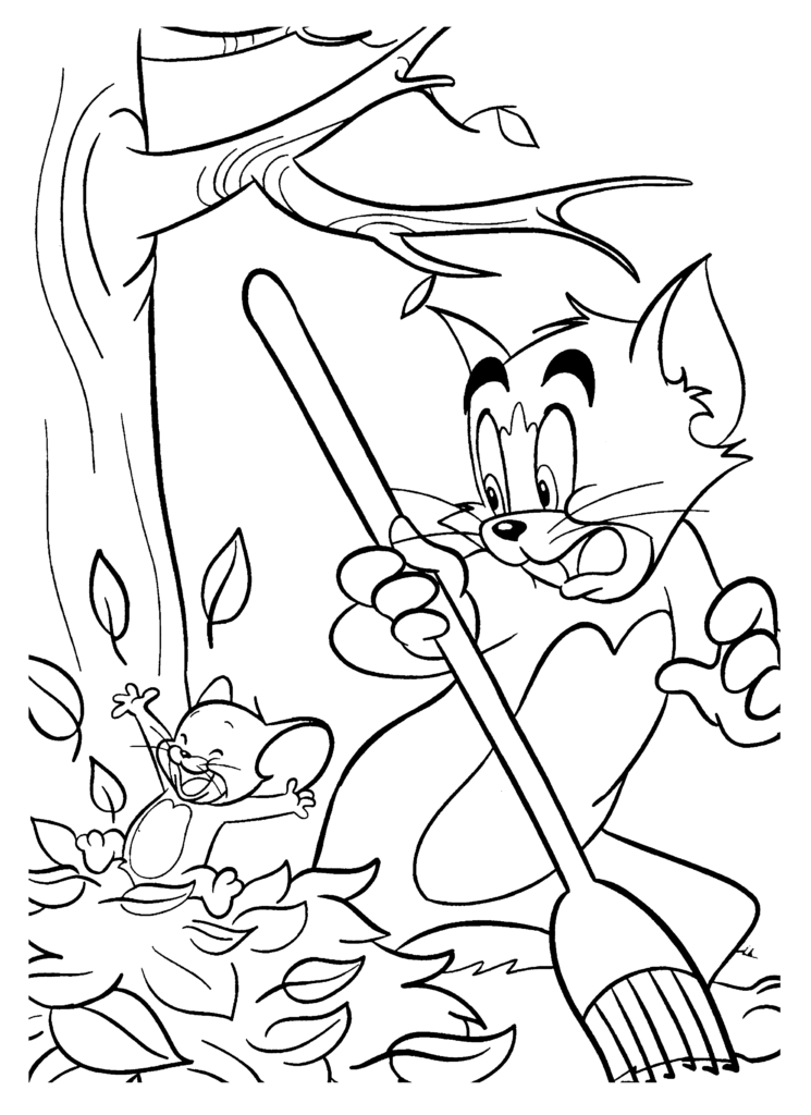 40 Free Tom And Jerry Coloring Pages Printable