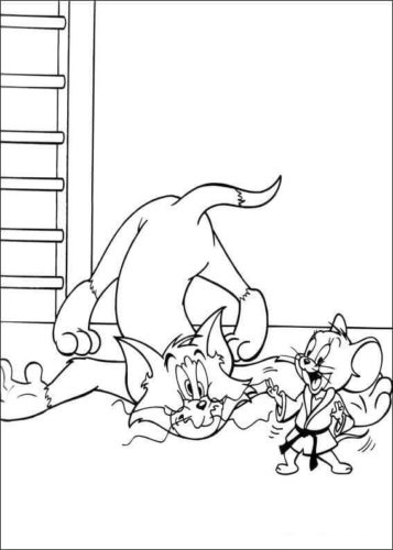 Tom and Jerry coloring images