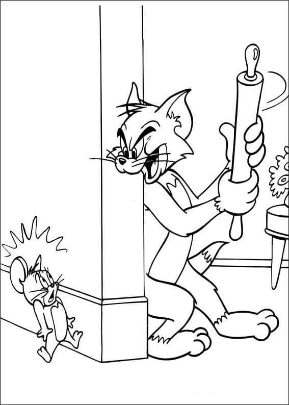 Tom and Jerry colouring pages printable