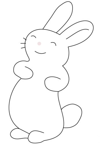 Anime animal coloring page