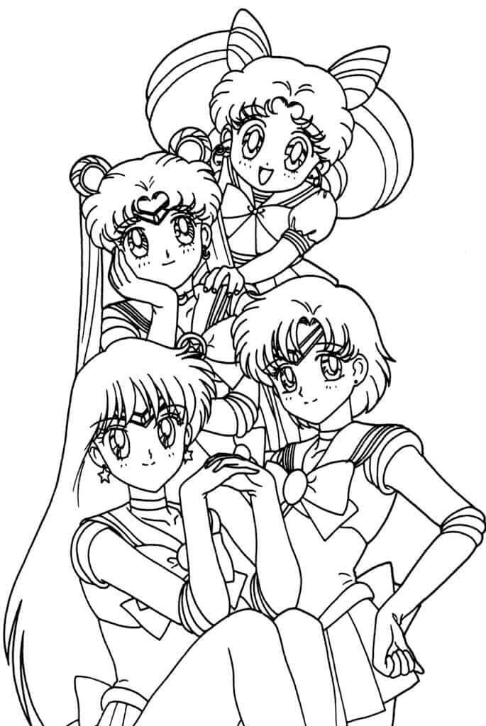 Sailor Moon girls