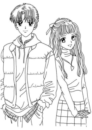 Trendy Anime couple