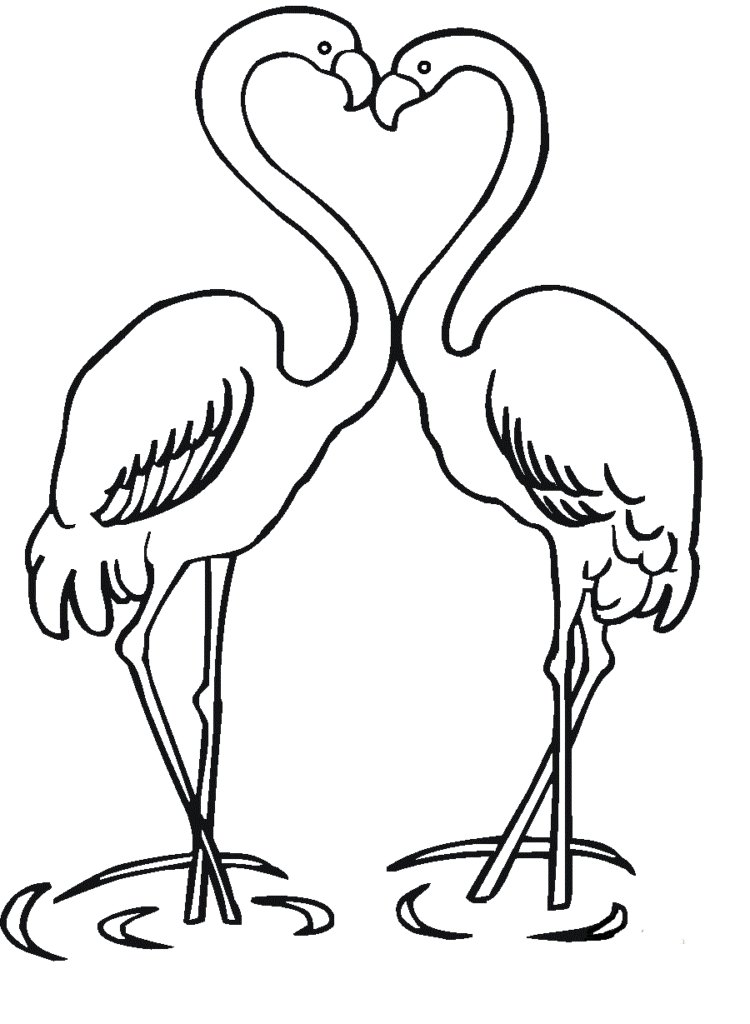 Flamingo Coloring Pages Printable Printable Templates