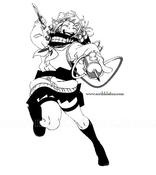 Himiko Toga in action