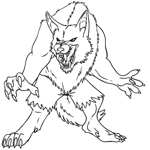 Scary Werewolf