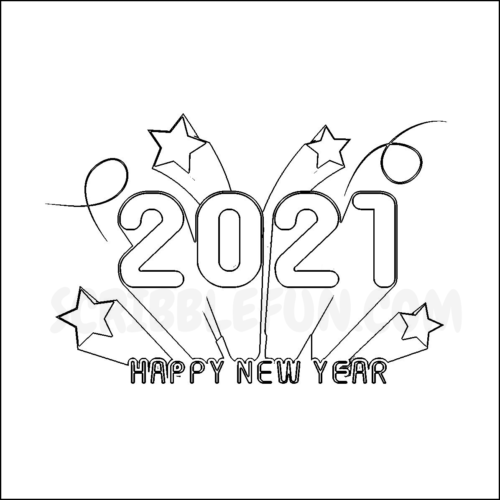 2021 coloring pages printable