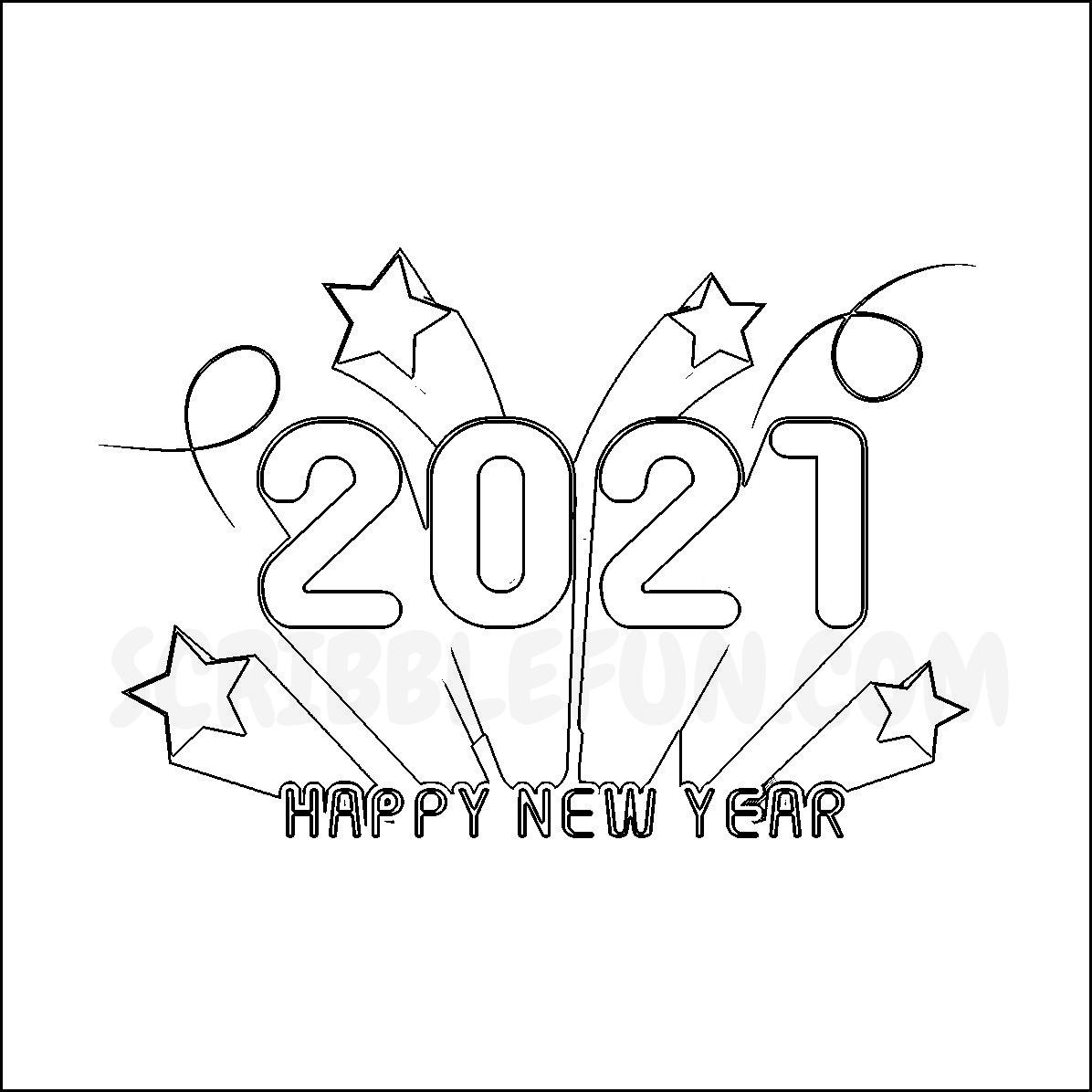 2021 coloring pages printable