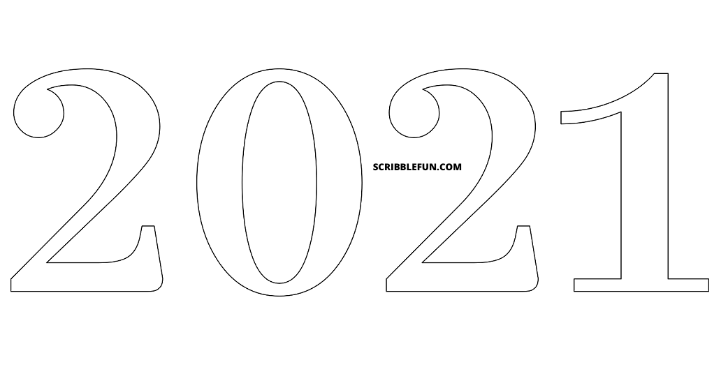 2021 coloring pages