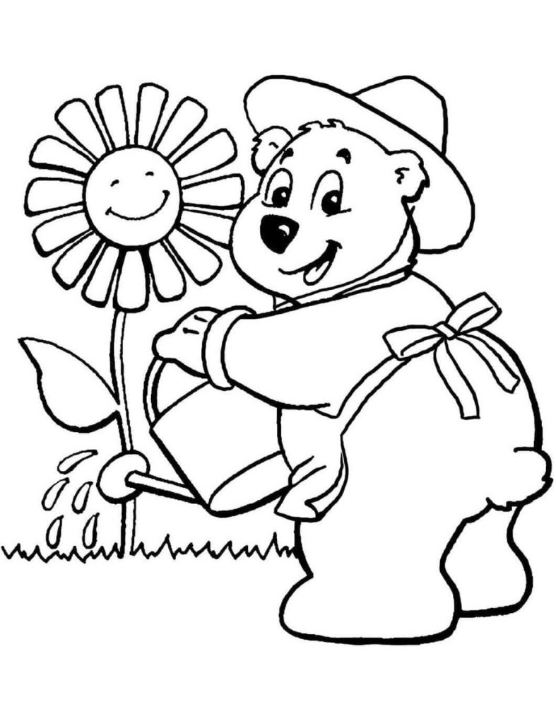 35 Free Bear Coloring Pages Printable