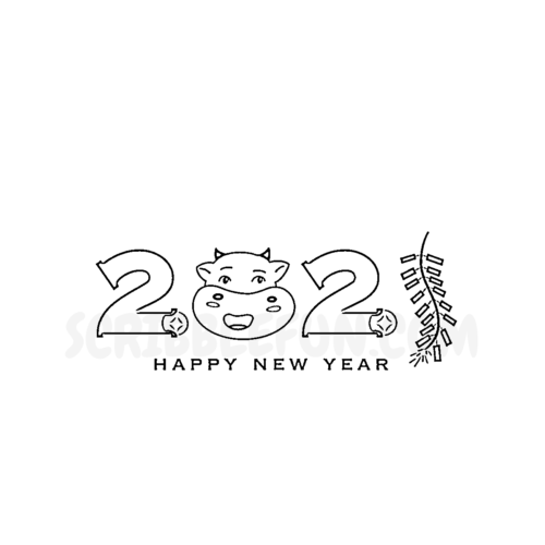 Chinese New Year 2021 coloring pages