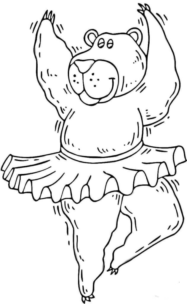 35 Free Bear Coloring Pages Printable